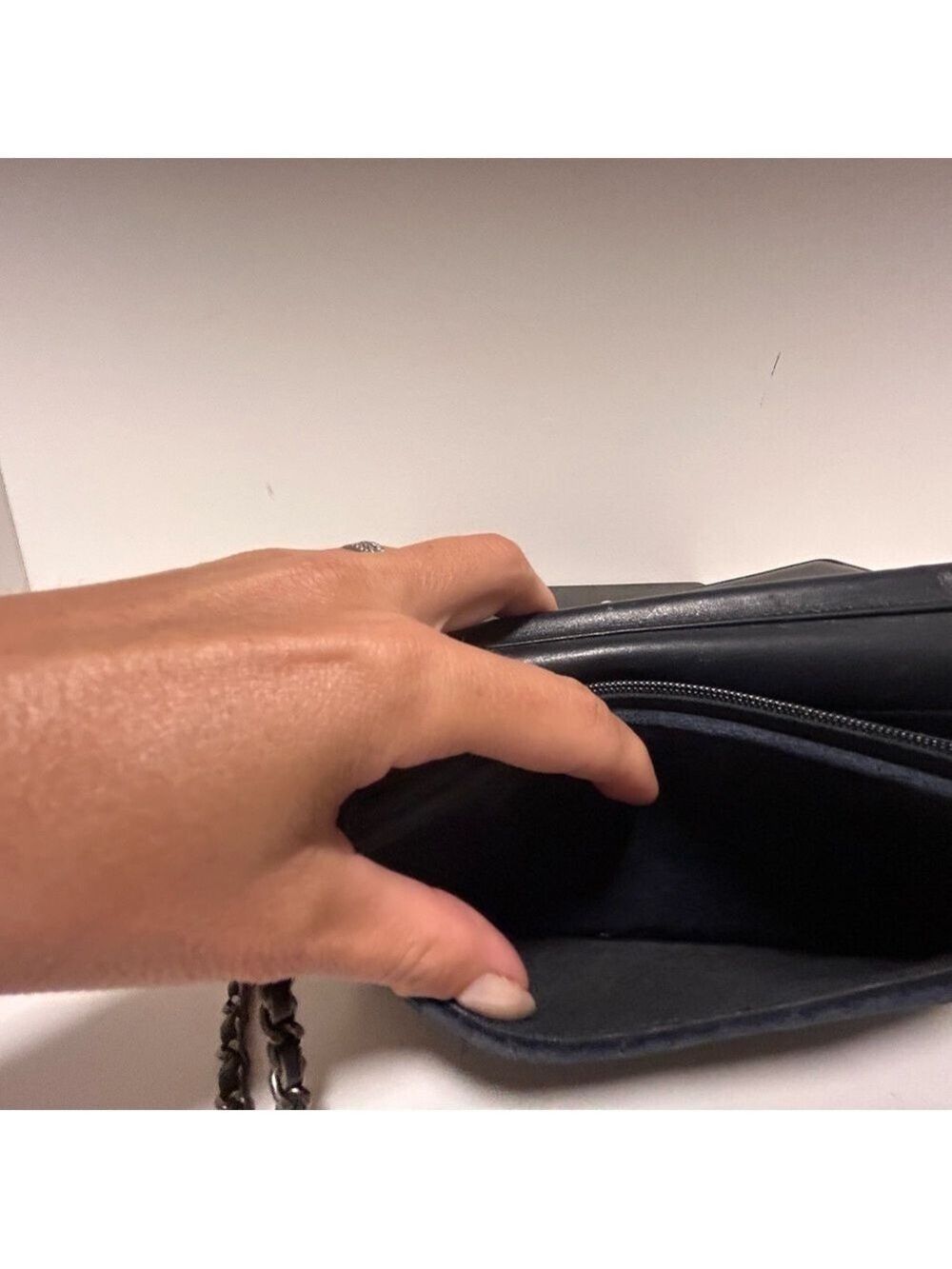 Chanel Navy Boy Velvet WOC - Picture 8 of 15